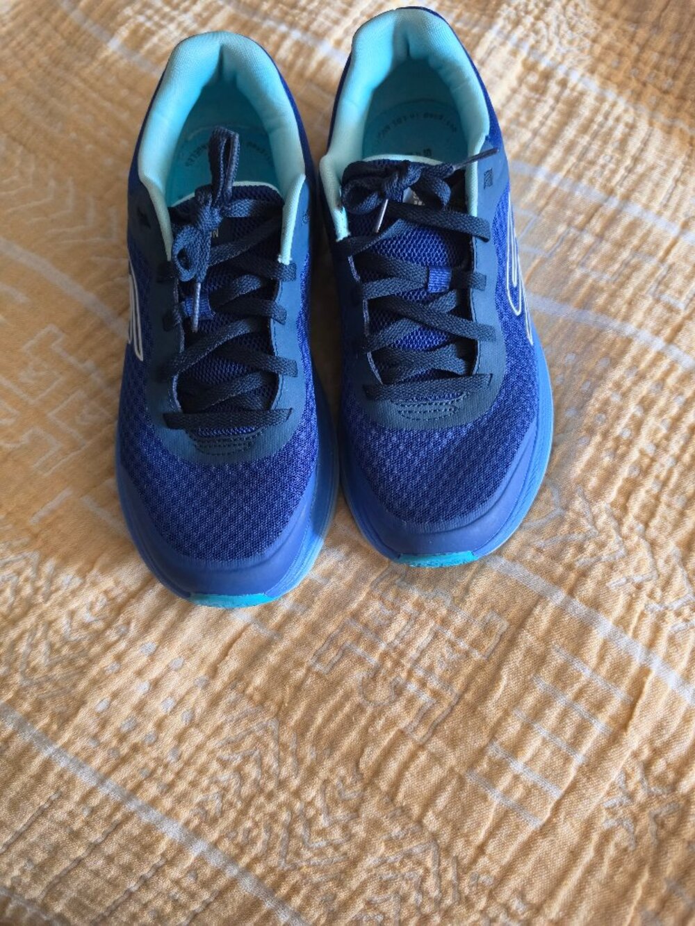 Skechers Max Cushioning Endeavour Blue Sneakers Running Shoes Size 7.5